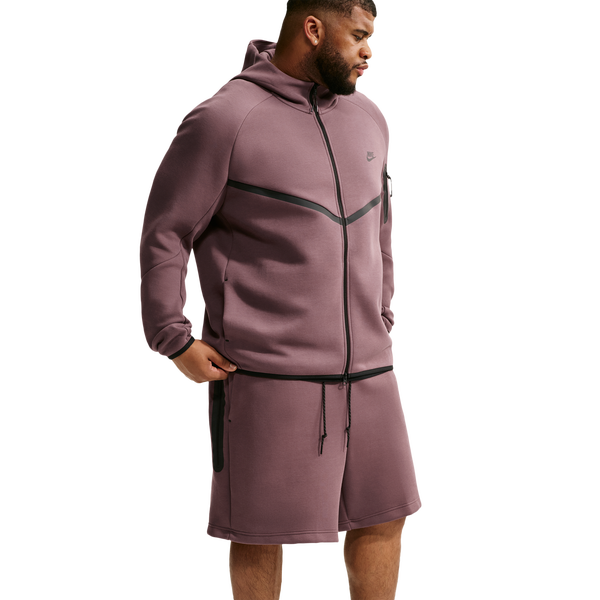 Nike Tech Fleece Shorts - Men's - Black/Tattoo - Image 8