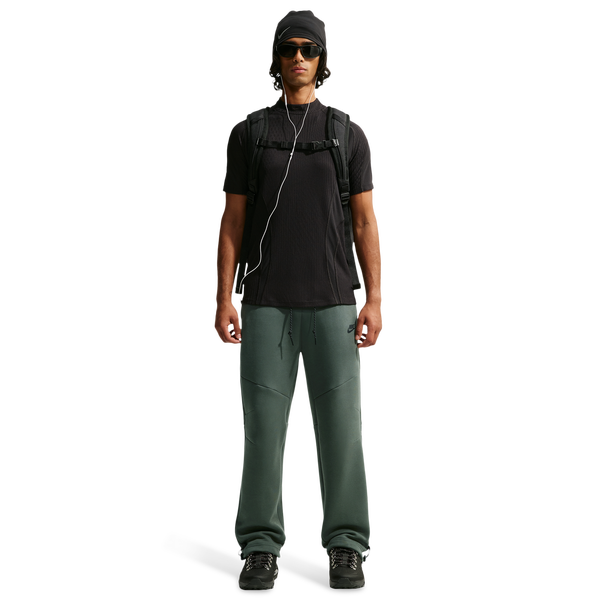 Nike Tech Fleece Open Hem Pants - Men's - Camo Green/Black - Image 4