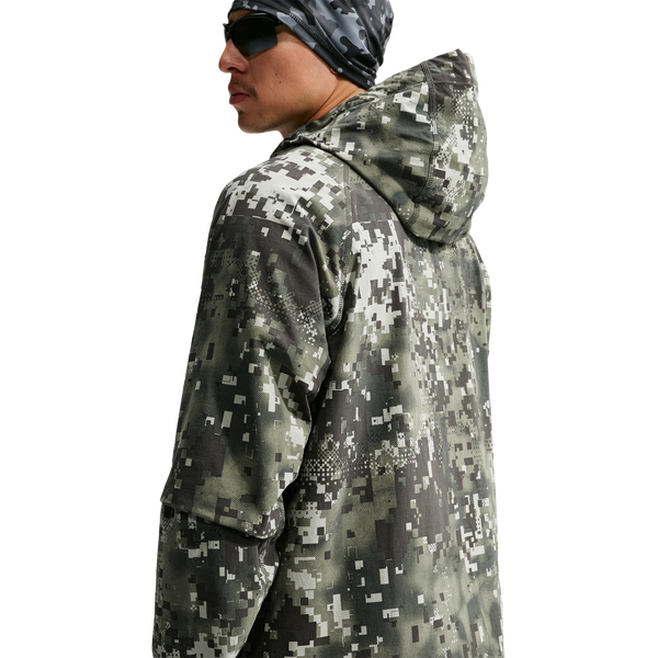Nike Tech Dri-FIT Woven WR FZ Jacket AOP - Men's - Silver Sage/Black - Image 2