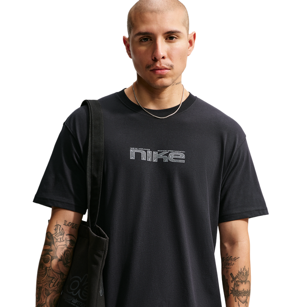 Nike NSW Loose Race Helmet Tee - Men's - Black