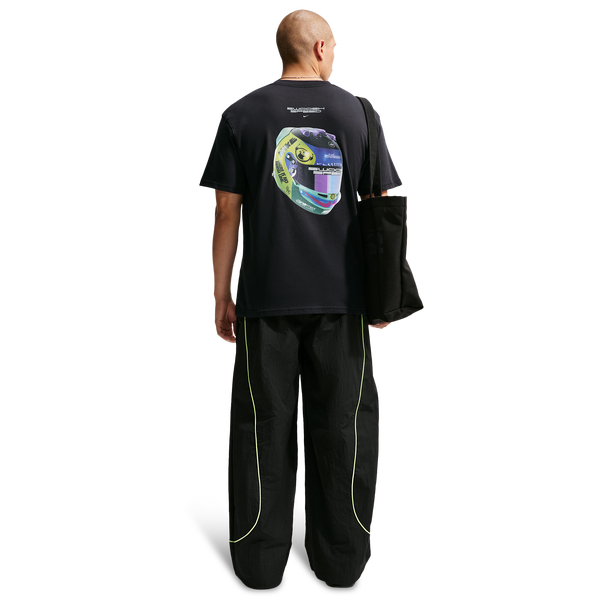 Nike NSW Loose Race Helmet Tee - Men's - Black - Image 4