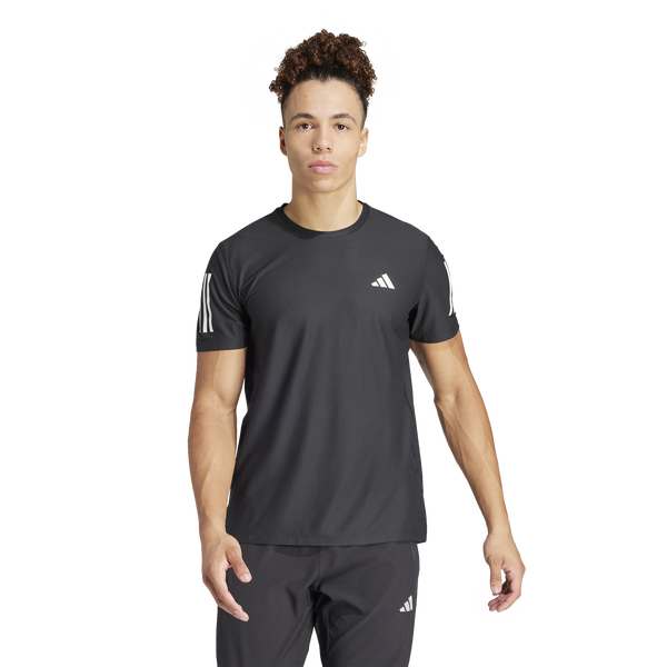 adidas Own The Run Short Sleeve T-Shirt - Men's - Black