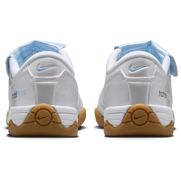 Nike T90 - Women's - White/Gum Lt Brown/Hydrogen Blue - Image 3