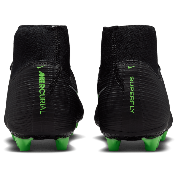 Nike Superfly 11 Academy Ag - Men's - Black/Black/Illusion Green - Image 3