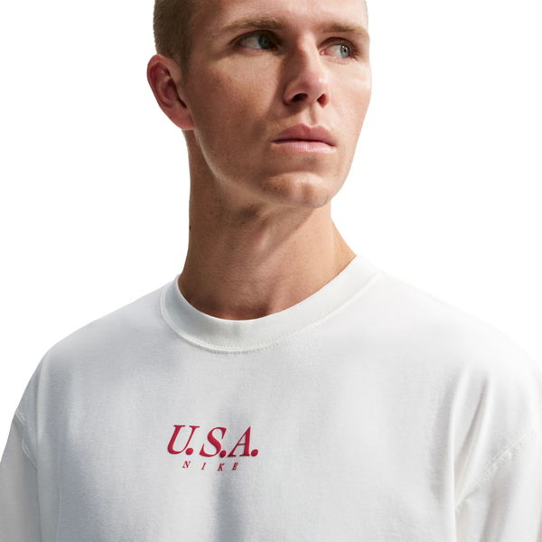 Nike US Short Sleeve T-Shirt - Men's - White - Image 3