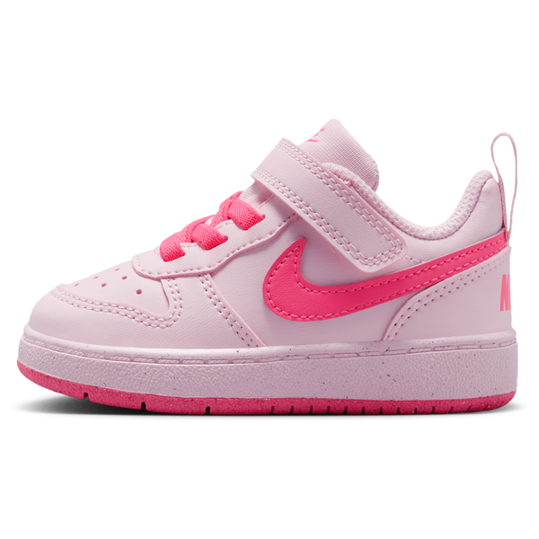 Nike Court Borough Low Recraft - Girls' Toddler - Pink/White - Image 2