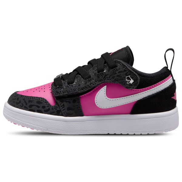 Jordan AJ 1 Low Alt SE Fem - Girls' Preschool - Pink/Black/White - Image 2