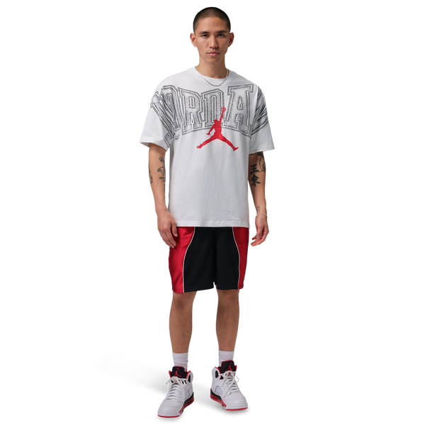 Jordan New Stretch Gfx SS Crew - Men's - White - Image 3