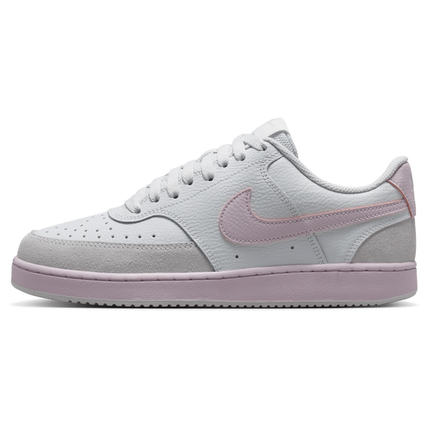 Nike Court Vision Lo Suede - Women's - Off White/Bleached Lilac - Image 2
