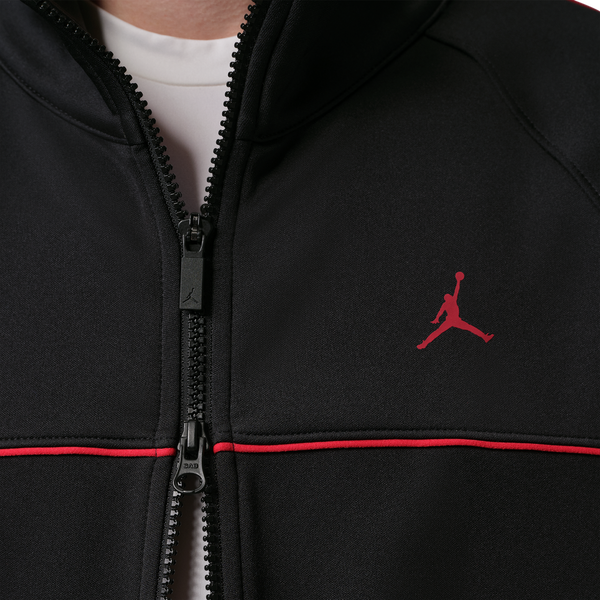 Jordan Sport Track Suit Jacket - Men's - Black/Gym Red/Gym Red - Image 4