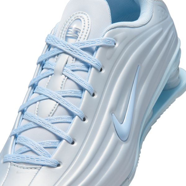 Nike Shox Z - Women's - Football Grey/Hydrogen Blue/Mtlc Silver - Image 7