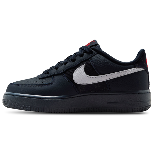 Nike Air Force 1 WC2 - Boys' Grade School - Dark Obsidian/White/Black - Image 2