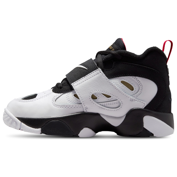 Nike Air Diamond Turf II - Boys' Preschool - White/Black/Gold - Image 2