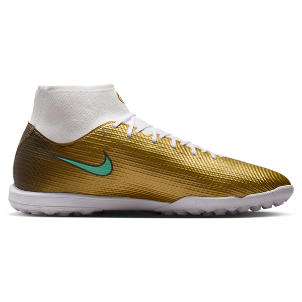 Nike Superfly 11 Academy Tf Km - Men's - Metallic Gold/Green Glow