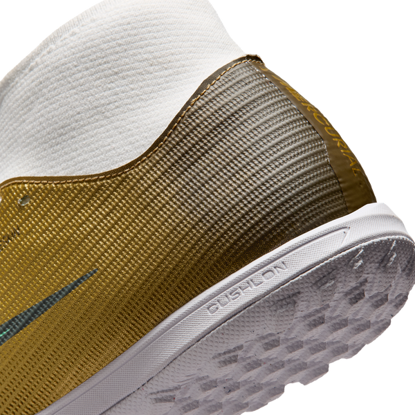 Nike Superfly 11 Academy Tf Km - Men's - Metallic Gold/Green Glow - Image 7