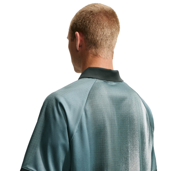 Nike Dri-Fit Jacquard Jersey Top - Men's - Green/Silver - Image 2