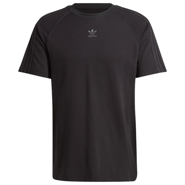 adidas Originals SST Bonded T-Shirt - Men's - Black/Black - Image 5