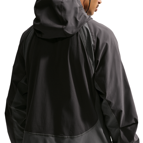 Nike Tech Drifit Woven CB FZ Windrunner Jacket - Men's - Iron Grey/Anthracite/Black - Image 2