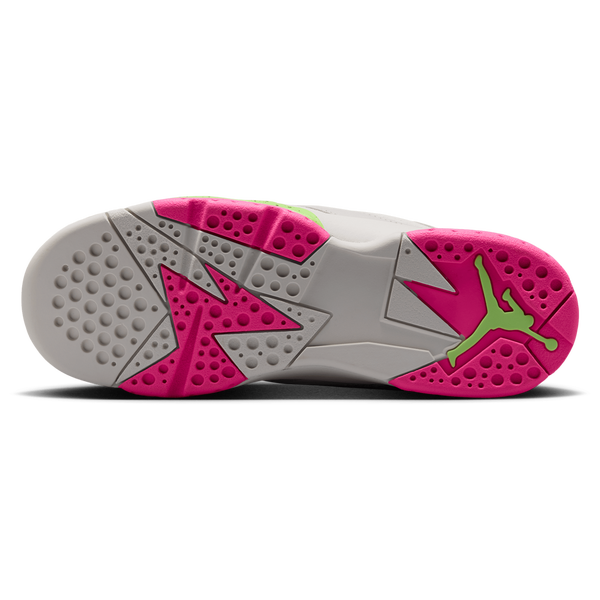 Jordan Retro 7 - Boys' Grade School - Phantom/Lime Blast/Pink - Image 5