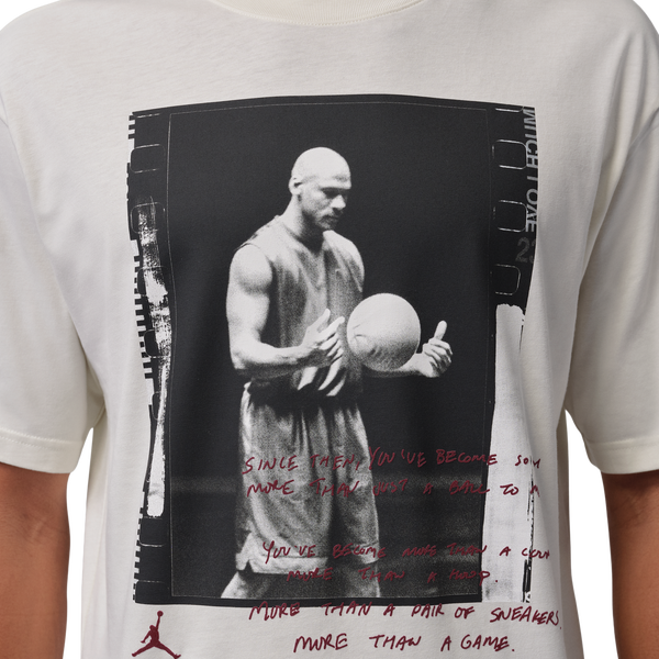 Jordan Love Letter Photo T-Shirt - Men's - Soft Pearl - Image 3