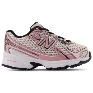 New Balance 740 - Girls' Toddler - Black/Rose Sugar/Pink Taffy