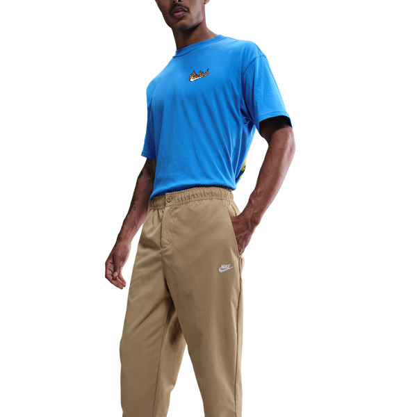 Nike Club Woven Tapered Pants - Men's - Parachute Beige/White