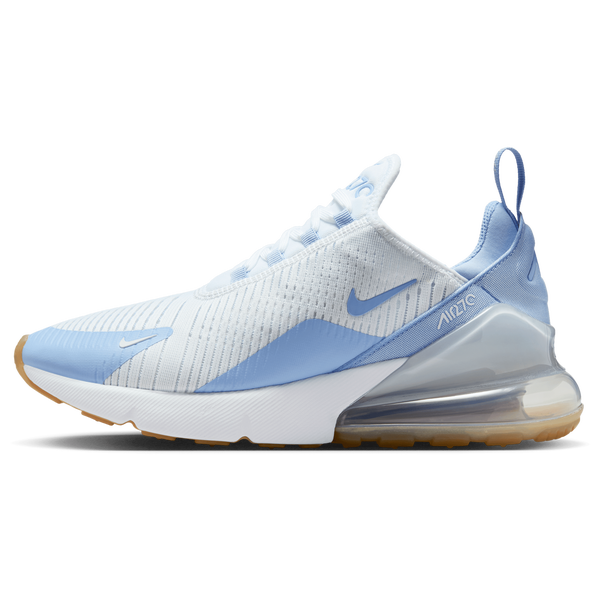 Nike Air Max 270 - Women's - Aluminum/White/Blue Tint - Image 2