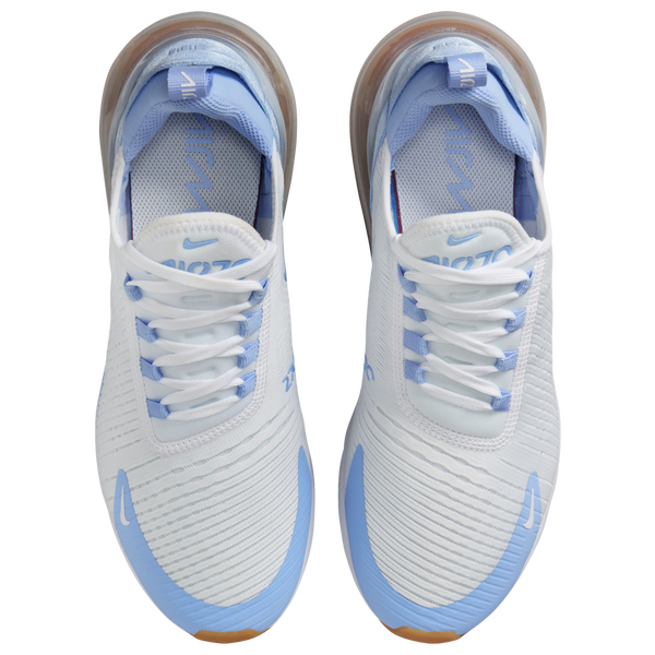 Nike Air Max 270 - Women's - Aluminum/White/Blue Tint - Image 4