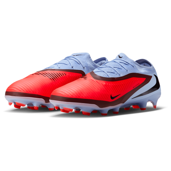 Nike Phantom 6 Low Pro FG - Men's - Royal Tint/Brt Crimson - Image 6