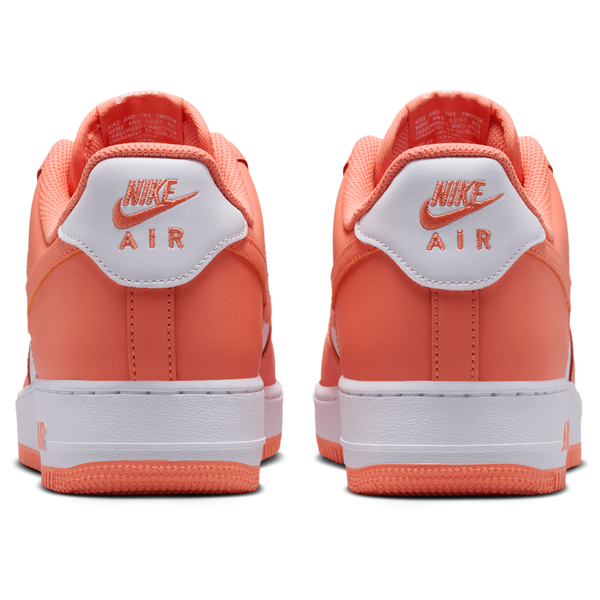 Nike Air Force 1 Low '07 - Men's - White/White/Orange Frost - Image 3
