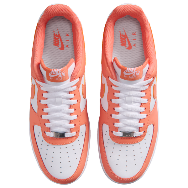 Nike Air Force 1 Low '07 - Men's - White/White/Orange Frost - Image 4
