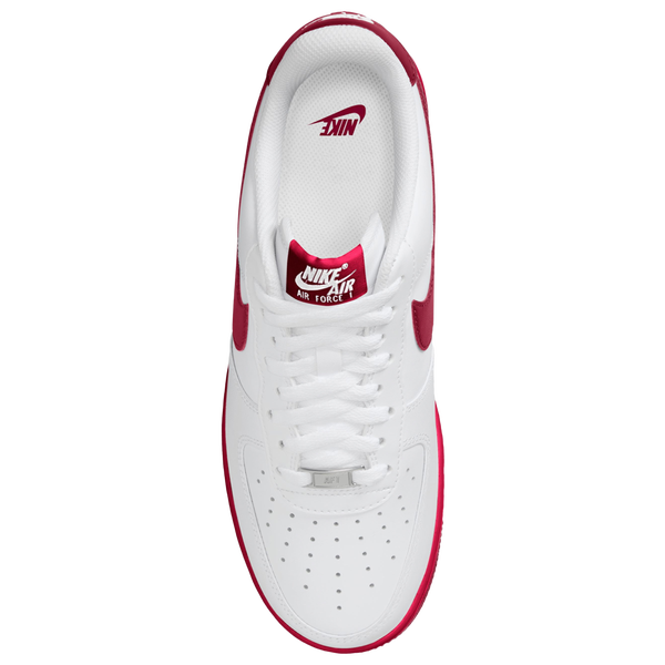 Nike Air Force 1 Low '07 - Men's - White/Mtlc Silver/Team Red - Image 3