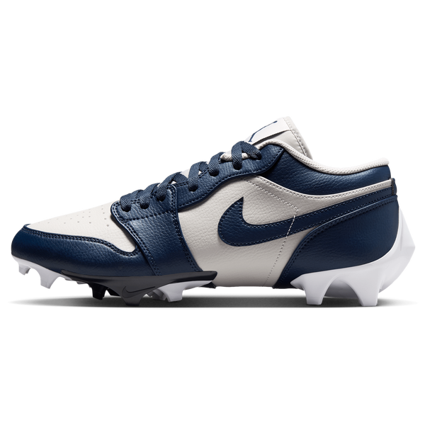 Jordan 1 Low TD - Men's - Wolf Grey/College Navy/White - Image 2