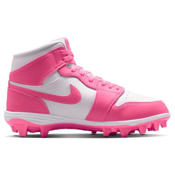 Jordan 1 Mid TD - Men's - Digital Pink/White