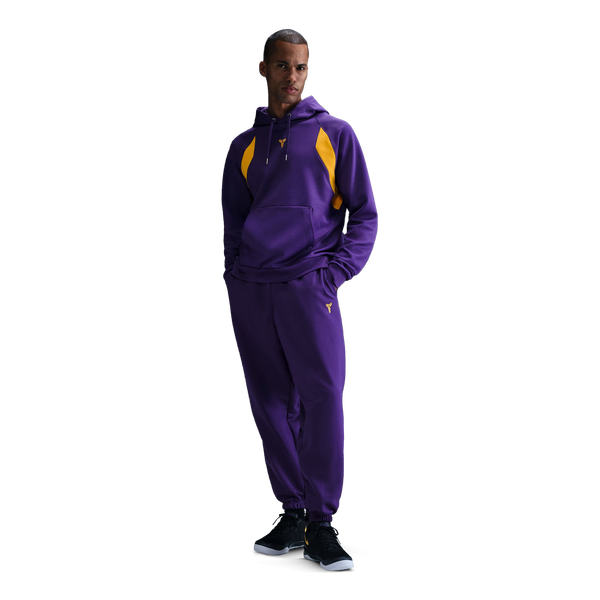 Nike Kobe Tech Fleece Fundamental Hoodie - Men's - Purple/Yellow - Image 2