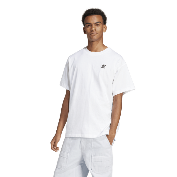 adidas Trefoil Essentials OS T-Shirt - Men's - White/Black