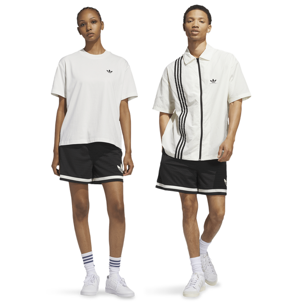 adidas Warp Knit Shorts - Men's - Black/Ivory