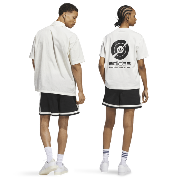 adidas Warp Knit Shorts - Men's - Black/Ivory - Image 2