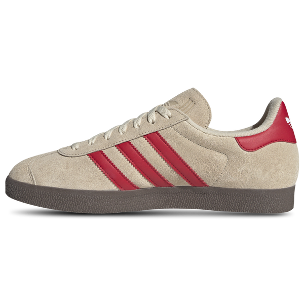 adidas Originals Gazelle - Men's - Sand Strata/Better Scarlet/White - Image 2