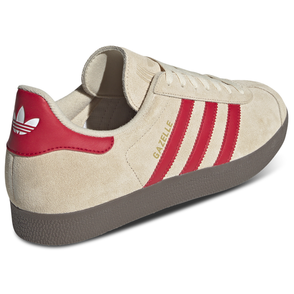 adidas Originals Gazelle - Men's - Sand Strata/Better Scarlet/White - Image 3