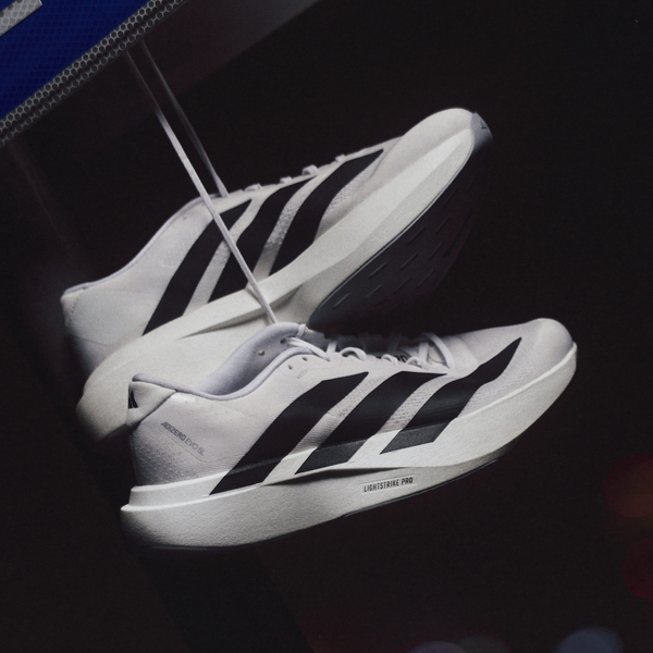 adidas Adizero Evo SL - Men's - Black/White - Image 7