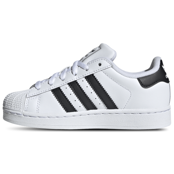 adidas Originals Superstar - Boys' Preschool - White/Black - Image 2