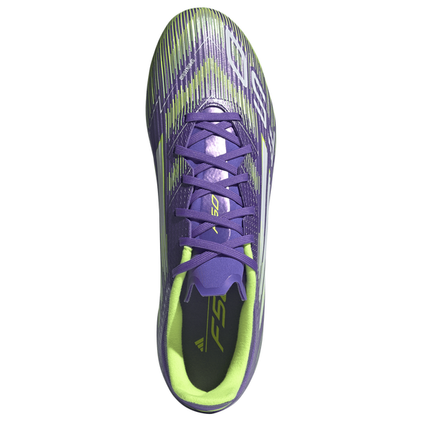 adidas F50 League FG - Men's - Purple Rush/White - Image 4