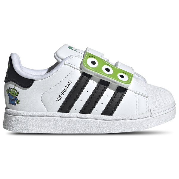 adidas Originals Superstar - Boys' Toddler - Semi Solar Green/Black/White
