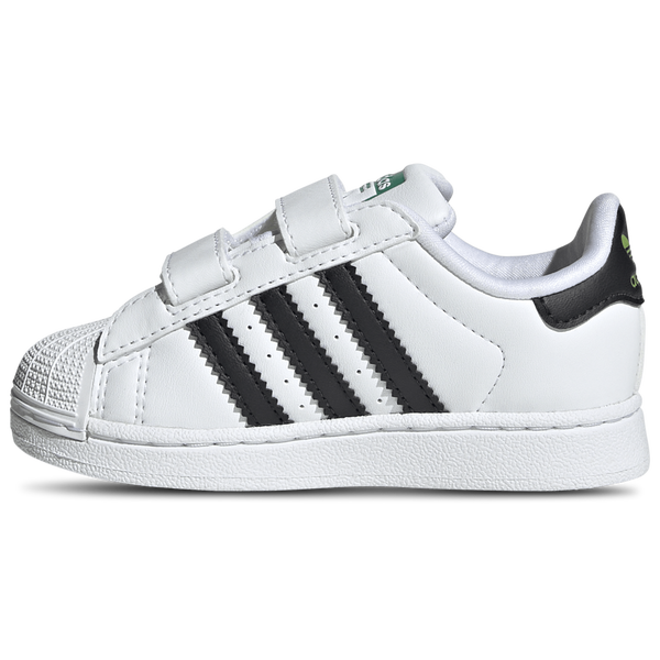 adidas Originals Superstar - Boys' Toddler - Semi Solar Green/Black/White - Image 2