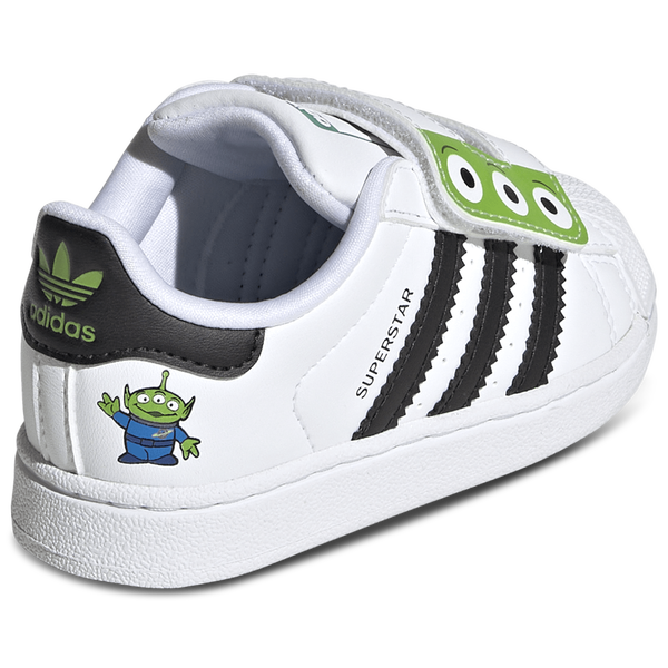 adidas Originals Superstar - Boys' Toddler - Semi Solar Green/Black/White - Image 3