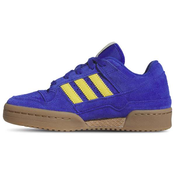 adidas Originals Forum Low - Boys' Grade School - Semi Lucid Blue/Gum/Yellow - Image 2