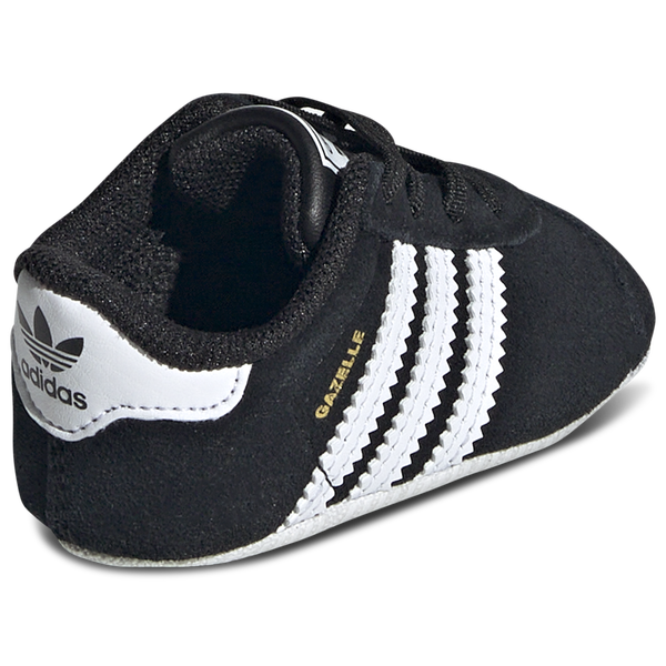 adidas Originals Gazelle Crib - Boys' Toddler - White/Black/White - Image 3