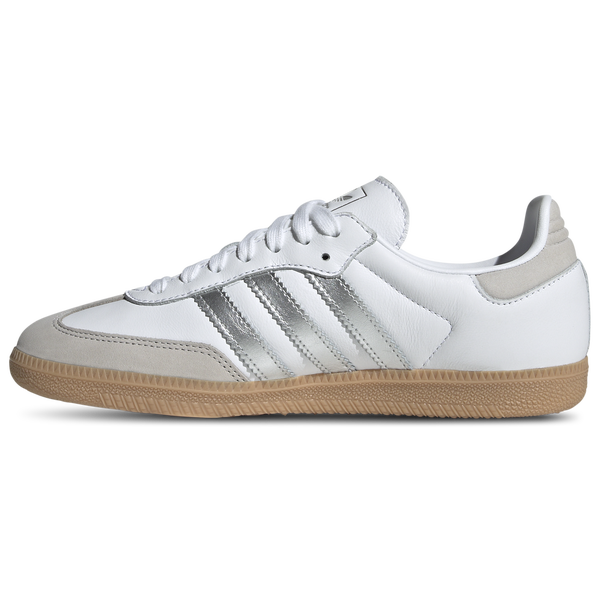 adidas Originals Samba OG - Women's - Silver/White - Image 2