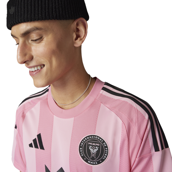 adidas Inter Miami Home Jersey - Men's - Easy Pink - Image 4